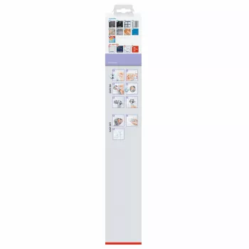tesa MOON WHITE dubultais dvieļu turētājs, pašlīmējošs, 2 dvieļu stieņi, metāls, matēts balts 40572-00000-00