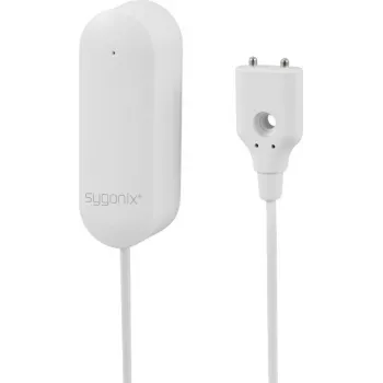 Sygonix SY-6515318 Wi-Fi ūdens noplūdes detektors ar lietotnes vadību, ar baterijām, balts