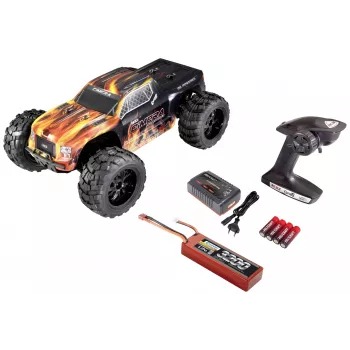 Reely Cimera Black Brushless 1:10 RC Monster Truck 4WD RTR 2.4 GHz ar akumulatoru un lādētāju (RE-6914403)