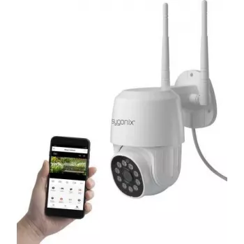Sygonix PTZ WLAN SY-4760960 Full HD panoramēšanas/grozīšanas IP kamera ar nakts redzamību un divvirzienu audio