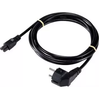Sygonix SY-5043498 Portatīvā datora barošanas kabelis 3m melns Schuko uz IEC C5