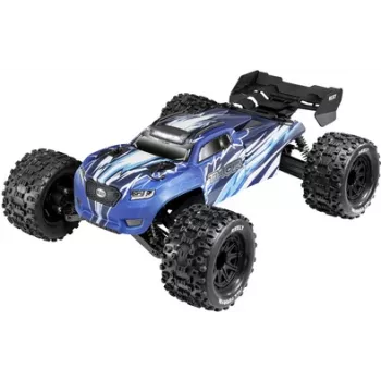Reely Thor Blue Brushed 1:10 RC Monster Truck 4WD RTR 2.4GHz ar akumulatoru, lādētāju, raidītāja baterijām RE-8597610