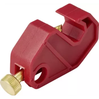 Sygonix SY-6872532 Slēdža bloķētājs sarkans, slēdža platums līdz 8 mm