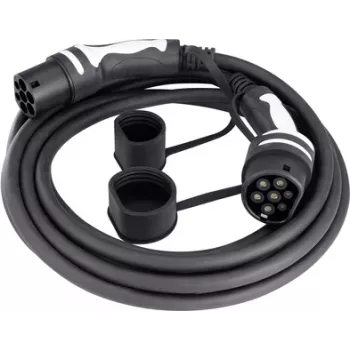 Sygonix SY-5836550 Type 2 EV uzlādes kabelis 5m 22kW 32A 3-fāžu IP65 melns
