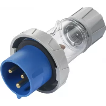 Sygonix SY-5873150 CEE karavānu spraudnis 32 A 3 polu 230 V/AC IP67 caurspīdīgs