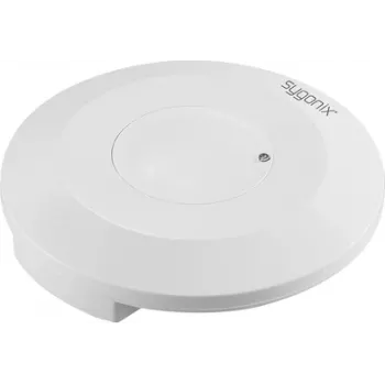Sygonix SY-6118228 HF kustības detektors griestu virsmas montāžai 360° 16m 2000W balts