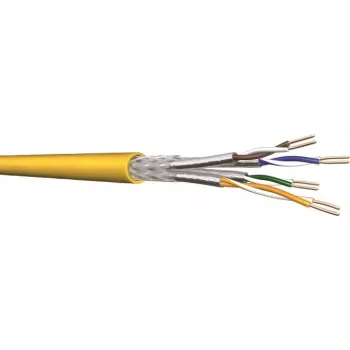 Draka YelloNet 1000 Cat.7 datu kabelis, Simplex, 1000 MHz, 4x2xAWG23/1, Cca, 500 m trumulis 60112099