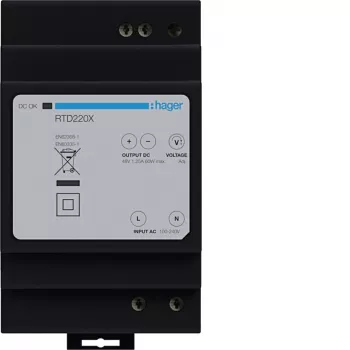 Hager RTD220X 48V DC 60W DIN sliedes barošanas bloks