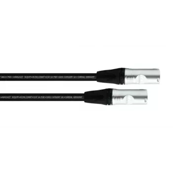 Cordial 15622 CAT 6a SF/UTP tīkla kabelis 5m melns PUR