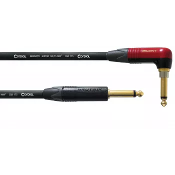 Cordial 11218 6,3mm mono jack audio kabelis 3m melns PVC
