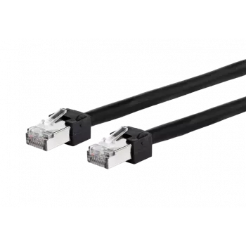 METZ CONNECT 13084V1500-E Cat6 S/FTP tīkla kabelis, RJ45, 1,5 m, melns