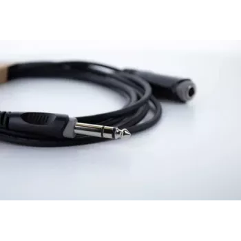 Cordial 14825 6,3 mm TRS Jack pagarinājuma kabelis 5 m melns