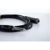 Cordial 14825 6,3 mm TRS Jack pagarinājuma kabelis 5 m melns