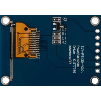 Joy-it 1,3 collu IPS TFT LCD displeja modulis 240x240 ar SBC montāžas kronšteinu (SBC-LCD01)