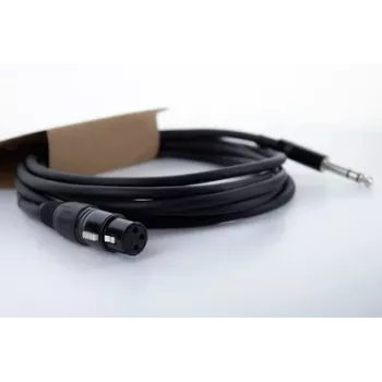 Cordial EM 1.5 FV XLR uz 6,3 mm Jack audio kabelis 1,5 m melns 14821