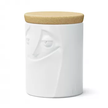 FIFTYEIGHT PRODUCTS Charmant porcelāna uzglabāšanas burka 1700 ml balta