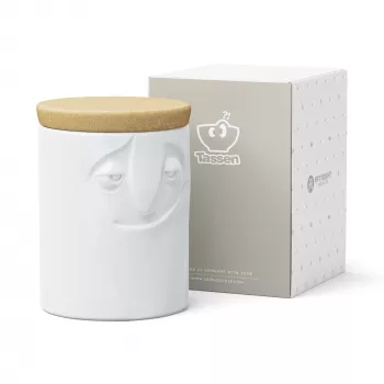 FIFTYEIGHT PRODUCTS Charmant porcelāna uzglabāšanas burka 1700 ml balta