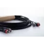 Cordial 14835 RCA audio kabelis 1m melns Twin PVC