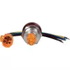 JOY-IT Button22NA-01 avārijas apturēšanas poga, mehāniskā fiksācija, sarkana/zaļa, Ø22 mm, IP67, IK10
