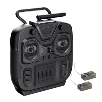 Absima SR6S-EVO 6 kanālu 2.4GHz pults radio sistēma ar diviem uztvērējiem (melna) 2000111