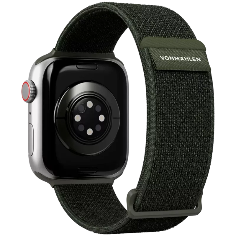 VONMÄHLEN Fitness Loop 2 pulksteņa siksniņa Apple Watch 44mm, 45mm, 49mm - olīvu