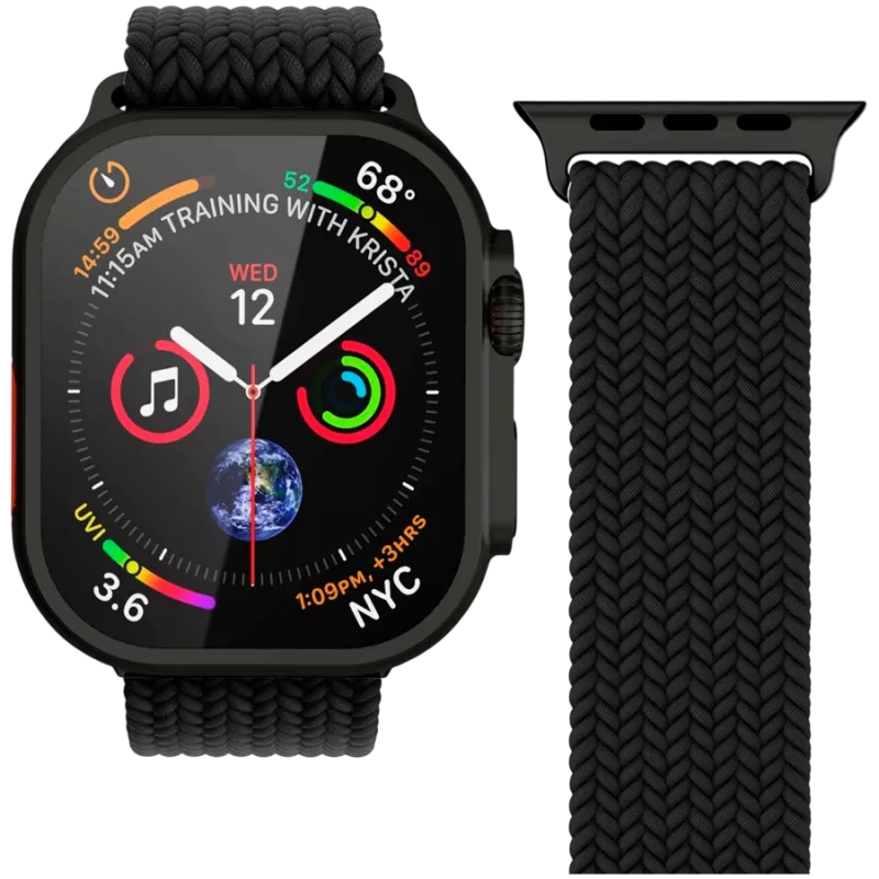 VONMÄHLEN Woven Loop 40, 41, 42mm One Size, All Black