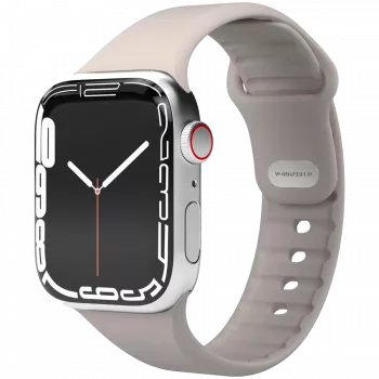 VONMÄHLEN Classic Band 2 Apple Watch 40/41/42mm, krēmkrāsas pilngraudas ādas siksniņa