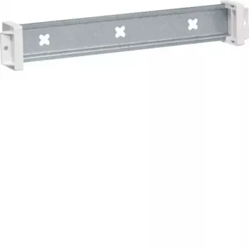 Hager UT22C izolēta DIN sliede, Top-Hat profils 35x7,5 mm, regulējams dziļums līdz 21 mm, pelēka