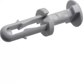 Hager L5067 izplešanās kniedе, 6 mm urbuma, 3-8 mm iespīlēšanas biezums, bez halogēniem, pelēka