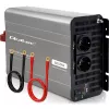 Qoltec Modificēta sinusoidāla sprieguma invertors 12V uz 230V 3000W/6000W ar USB, saderīgs ar LiFePO4 GEL AGM