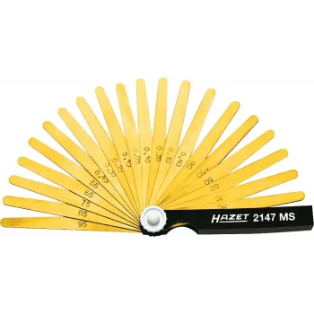 HAZET 2147MS Mērlapstiņu komplekts, 20 lāpstiņas, 0,05-1,00 mm, DIN 2275