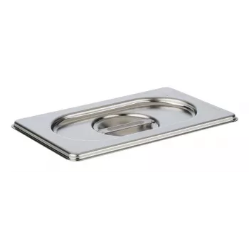 APS GN 1/9 vāks 175 x 108 x 25 mm nerūsējošais tērauds, bez karotes atveres, mazgājams trauku mazgājamā mašīnā - 1 gab. (81591)
