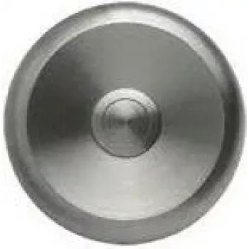 Grothe ETA S 100 apaļš nerūsējošā tērauda durvju zvana poga, 80 mm, iedziļinātā montāža, NO kontakts 55540