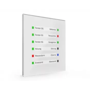 MDT SCN-GLED1W.01 KNX stikla LED indikators, balts