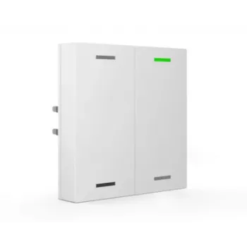 MDT BE-TAL63T2.01 KNX spiedpogas sensors ar apgaismojumu 63, 2-kārtīgs, RGBW, temperatūras sensors, studijas balts spīdīgs