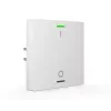 MDT BE-TAL6301.B1 KNX spiedpoga 1-gang ar RGBW statusa LED un temperatūras sensoru, Studio White Glossy