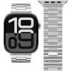 VONMÄHLEN Link Bracelet 2 Apple Watch 44/45/46/49mm, nerūsējošais tērauds, sudraba