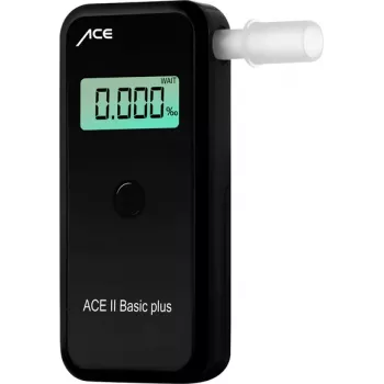ACE OF SWEDEN ACE alkometrs II elpas testeris ar elektroķīmisko sensoru, 4‰ BAC, LCD displejs