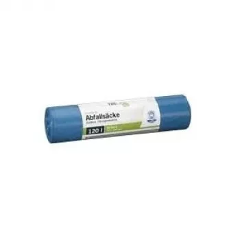 TRILine lieljaudas atkritumu maisi 120 L, 40 µm, LDPE, melni, 25 maisi rullī 2026702