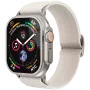 VONMÄHLEN Classic nilona cilpa Apple Watch 40/41/42mm, krēmkrāsa