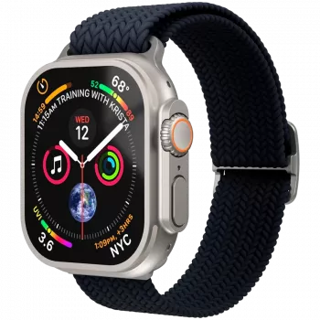 VONMÄHLEN austais cilpiņu siksniņa Apple Watch 40/41/42mm, tumši zila
