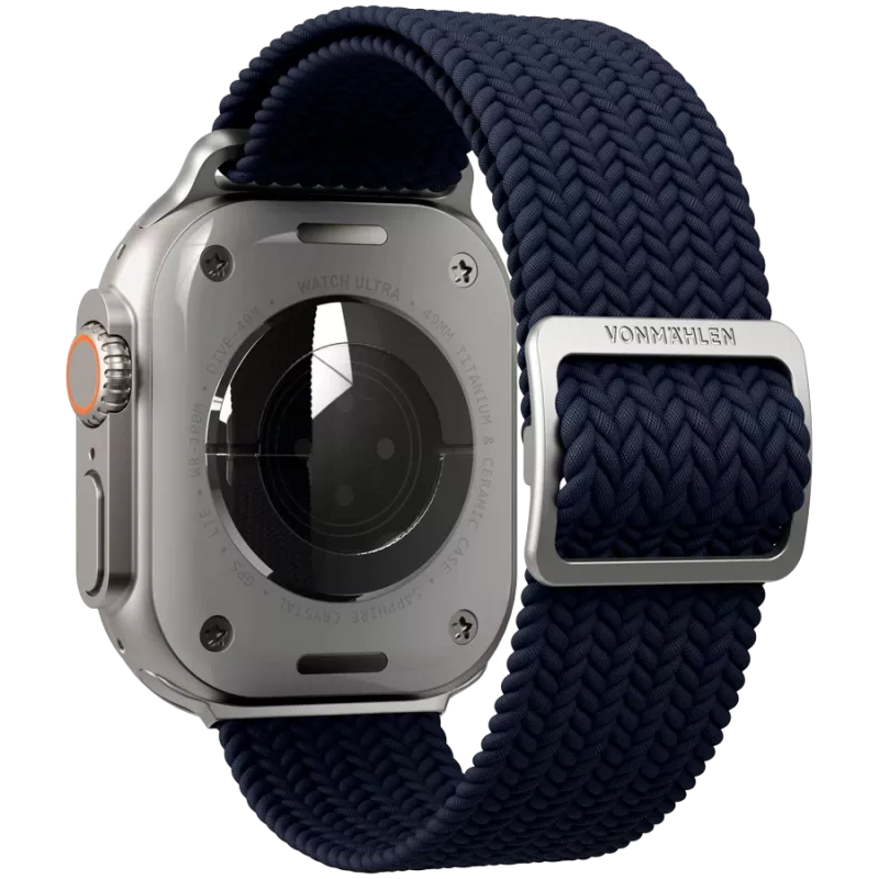 VONMÄHLEN austais cilpiņu siksniņa Apple Watch 40/41/42mm, tumši zila