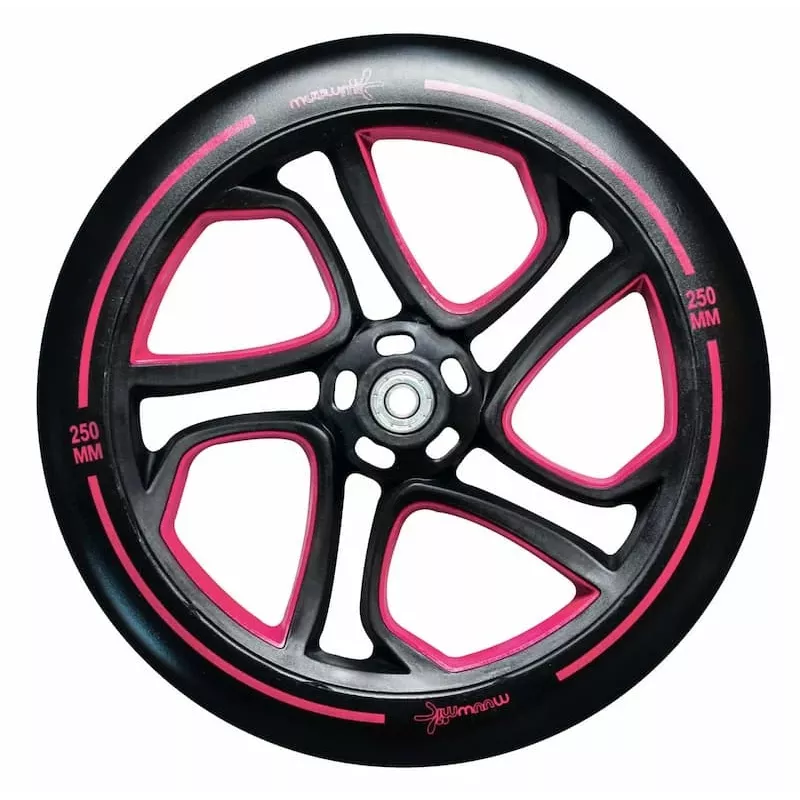 MUUWMI Alumīnija skrejritenis PRO skrejritenis 250/215 mm Sarkans