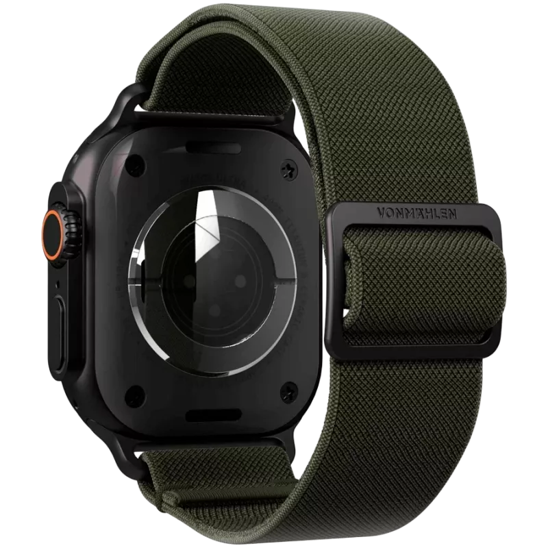 VONMÄHLEN Classic Nylon Loop 44/45/49mm One Size olīvu melns
