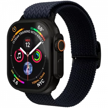 VONMÄHLEN austais cilpa 44/45/46/49mm Apple Watch, Navy Black