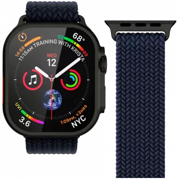 VONMÄHLEN austais cilpa 44/45/46/49mm Apple Watch, Navy Black