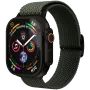 VONMÄHLEN austais cilpiņu siksniņa Apple Watch 44/45/46/49mm, olīvu melna