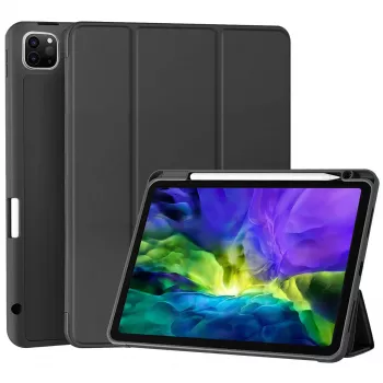 MRDISC Flip vāks Apple iPad Pro M4 - melns TPU MG-FLIPIPADPM4