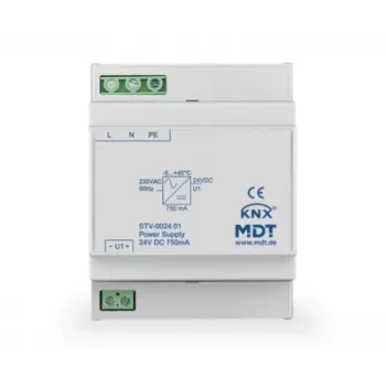 MDT STV-0024.01 Kopnes barošanas bloks 4TE DIN sliedei 24V DC 750mA