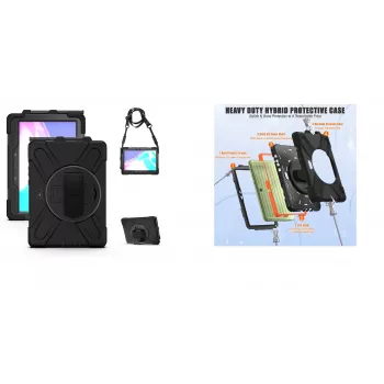 MRDISC Samsung Tab Active 4 Pro izturīgais futrālis ar plecu siksnu (MG-BCSActive 4)